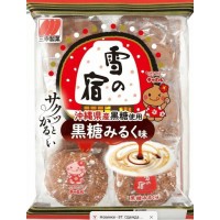 Крекер рисовый Sanko Seika на тросниковом сахаре со вкусом сливок, 20шт, 110 гр