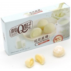 Q-idea какао моти с кремом из белого шоколада 80 г. Тайвань