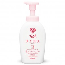 SARAYA ARAU Кондиционер для волос органический гипоаллергенный питательный с экстрактами ромашки и лаванды Arau Shampoo пенный 500 мл