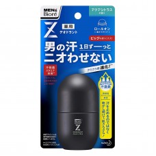 Kao Men's Biore Deodorant Z Роликовый дезодорант-антиперспирант мужской с антибактериальным эффектом аромат цитрусовых 55 мл.
