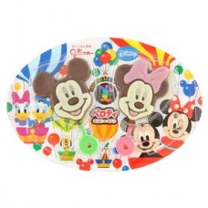 Glico Peloty Mickey & Minnie Шоколадный леденец на палочке 19гр. Япония