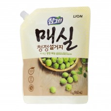 Средство для мытья посуды, овощей и фруктов Chamgreen Японский абрикос (CJ Lion (Южная Корея) 1000 гр. Мягкая упаковка