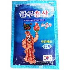 Пластырь с глюкозамином и красным женьшенем Daejeon Korean Glu Red Ginseng 25 шт.