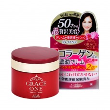 Kose Cosmeport "Grace One" Антивозрастной крем для лица с коллагеном 3 в 1, для кожи после 50 лет, 100 г. Япония