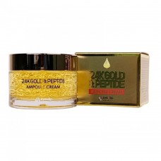 EYENLIP Увлажняющий антивозрастной крем для лица с золотом и пептидами 24K Gold & Peptide Ampoule Cream 50 мл.