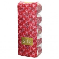 Gotaiyo Туалетная бумага четырехслойная Silk, в индивидуальной упаковке, японская, 10 рулонов