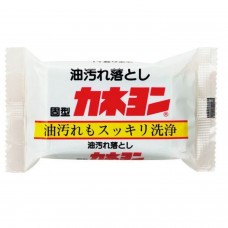 Kaneyo Хозяйственное мыло для удаления масляных пятен с одежды, с абразивами, с ароматом мяты, 110 г.