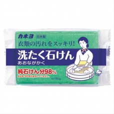 Kaneyo Мыло хозяйственное для удаления загрязнений с воротников и манжет 98% жирных кислот, 190 гр Япония