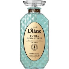 Moist Diane Extra Fresh & Hydrate Шампунь кератиновый без силикона и сульфатов с аргановым маслом Свежесть и увлажнение 450 мл. Япония
