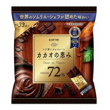 Шоколад Cacao s Grace 72%,семейная пачка, Lotte 131 г, Япония