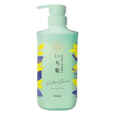 Kracie ICHIKAMI Color Care & Base Treatment in Shampoo   Восстанавливающий шампунь для ухода за окрашенными волосами с ароматом сакуры и цветков пиона 480мл.