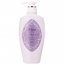 "Je l’aime Amino Supreme Cashmere" Увлажняющий шампунь для поврежденных волос, с нежным ароматом розы и жасмина, 500 мл.