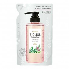 Bioliss Botanical Sleek Straight Разглаживающий и выпрямляющий шампунь для волос, с цветочно-фруктовым ароматом, сменная упаковка 340 мл.