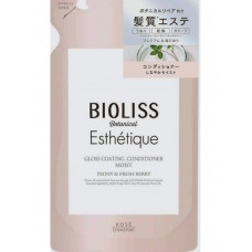 Bioliss Botanical Esthetique Gloss Coating Кондиционер для волос увлажняющий, с ароматом пиона и свежих ягод, мягкая упаковка, 400 мл
