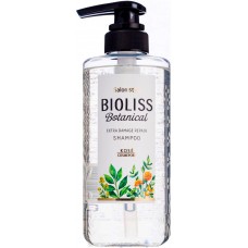 Bioliss Botanical Extra Damage Repair Восстанавливающий шампунь для поврежденных волос, с цветочно-фруктовым ароматом, 480 мл