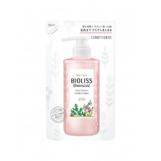 Bioliss Botanical Sleek Straight Разглаживающий и выпрямляющий кондиционер для волос, с цветочно-фруктовым ароматом, мягкая упаковка, 340 мл