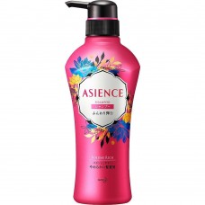  KAO Asience Soft Elasticity Type Shampoo Шампунь для увеличения упругости волос, с экстрактом женьшеня, граната, мёдом, протеином жемчуга и шёлка, 450 мл