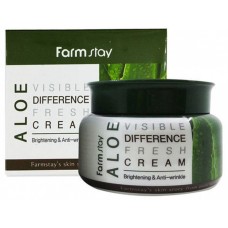 Увлажняющий крем для лица с экстрактом алоэ FarmStay Visible Difference Fresh Cream (Aloe) 100 гр.