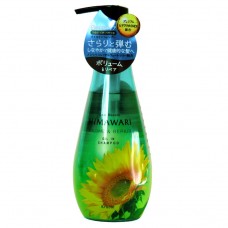 Kracie Dear Beaute Himawari Oil Premium EX Volume & Repair Шампунь для придания объема поврежденным волосам с растительным комплексом 500 мл
