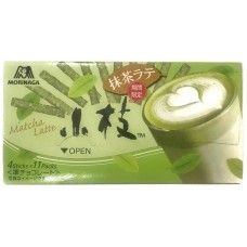 Шоколадные палочки с воздушным рисом и зеленым чаем маття "MORINAGA" 44 шт