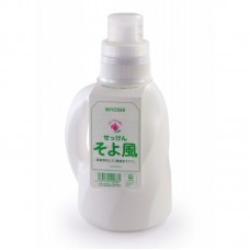 Miyoshi "Additive Free Laundry Liquid Soap" Универсальное жидкое средство для стирки основе натуральных компонентов "Легкий ветерок", 1100 мл.