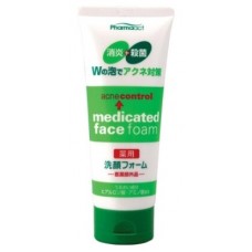 Пенка для умывания Kumano Pharmaact Medicated Face Foam против черных точек / 130 г