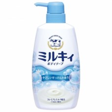 Увлажняющее молочное жидкое мыло для тела Milky Body Soap (аромат цветочного мыла) / GYUNYU SEKKEN (COW) / 550 мл.