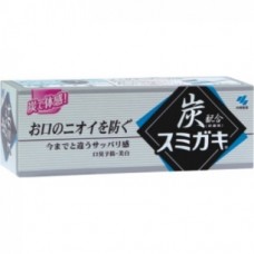 Зубная паста отбеливающая и полирующая, с углем и мятными травами / KOBAYASHI / 100 г.