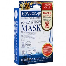 Маска для лица ежедневная Pure 5 Essence, с гиалуроновой кислотой / JAPAN GALS / 30 шт.