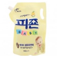 «Pigeon Baby» Кондиционер для детского белья, мягкая упаковка с колпачком - 1,2л