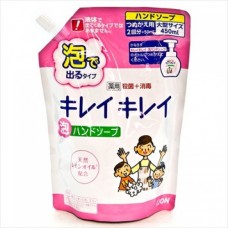 Пенное мыло для рук Kirei Kirei с ароматом цитрусовых / LION / сменная упаковка / 200 мл