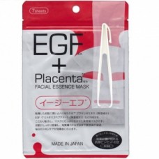 Маска для лица Facial Essence Mask с плацентой и EGF фактором / JAPAN GALS / 7 шт.