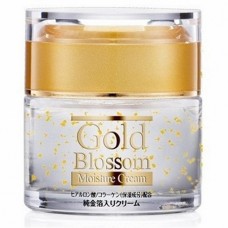 Squeeze Gold Blossom Увлажняющий крем для лица с золотом, гиалуроновой кислотой и коллагеном, банка, 50 гр