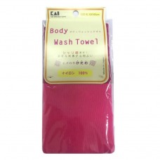 Kai Body Wash Towel Мочалка для тела жесткая ярко-розовая