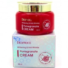 Крем для лица антивозрастной Deoproce Whitening And Anti-Wrinkle Pomegranate Cream,