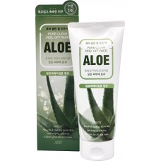 Jigott Pure Clean Peel Off Pack Aloe Маска-пленка для лица с экстрактом алоэ вера, 180 мл