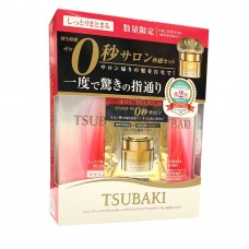 Shiseido TSUBAKI Moist Набор увлажняющий Шампунь 315 мл + Кондиционер 315 мл + Маска для волос 15 гр с маслом камелии