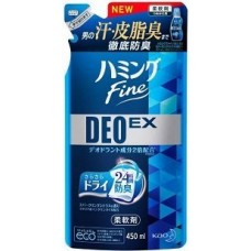 KAO «Hamming Fine Deo» Кондиционер для белья с дезодорирующим эффектом, с ярким цитрусовым ароматом, запасной блок, 450 мл.